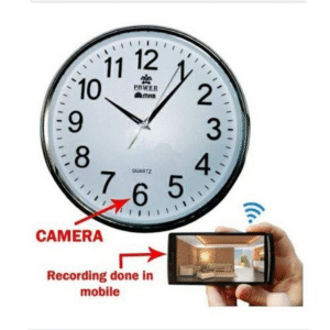 Wifi Hidden Camera Wall Clock
